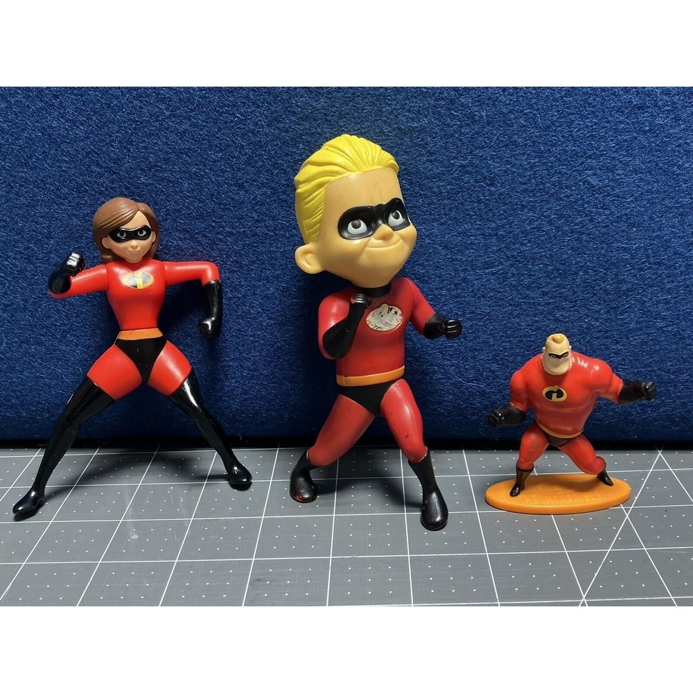 Lot of 3 Incredibles Figures Helen Dash